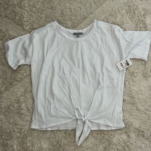 Charlotte russe knotted T shirt, S, NWT